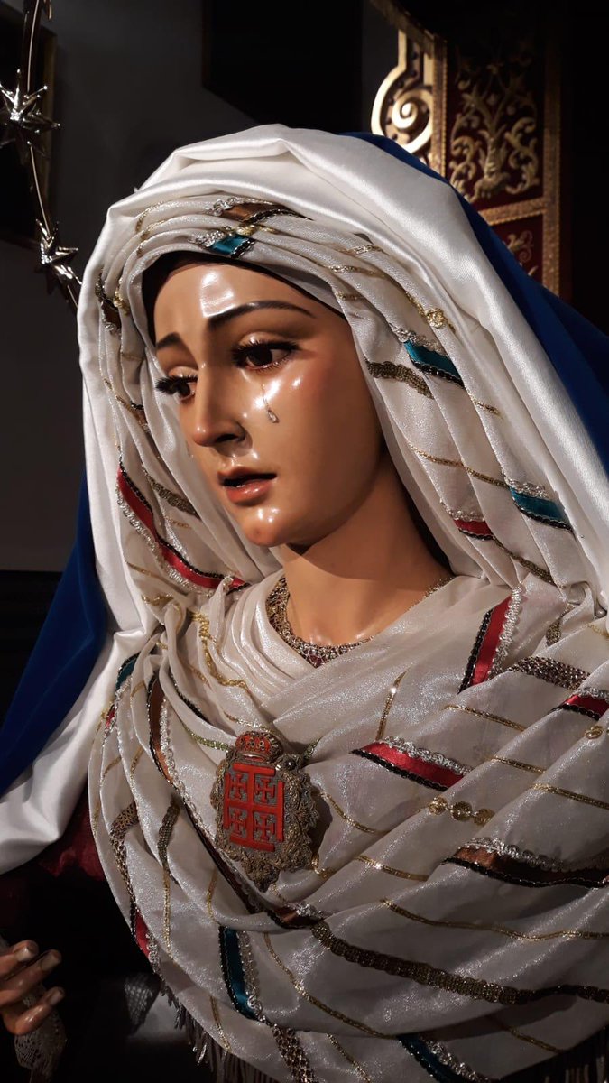 concepcionSLM's tweet photo. La Santísima Virgen de la Concepción ya luce de hebrea , y lo hace así de hermosa https://t.co/hVEBg7O5an