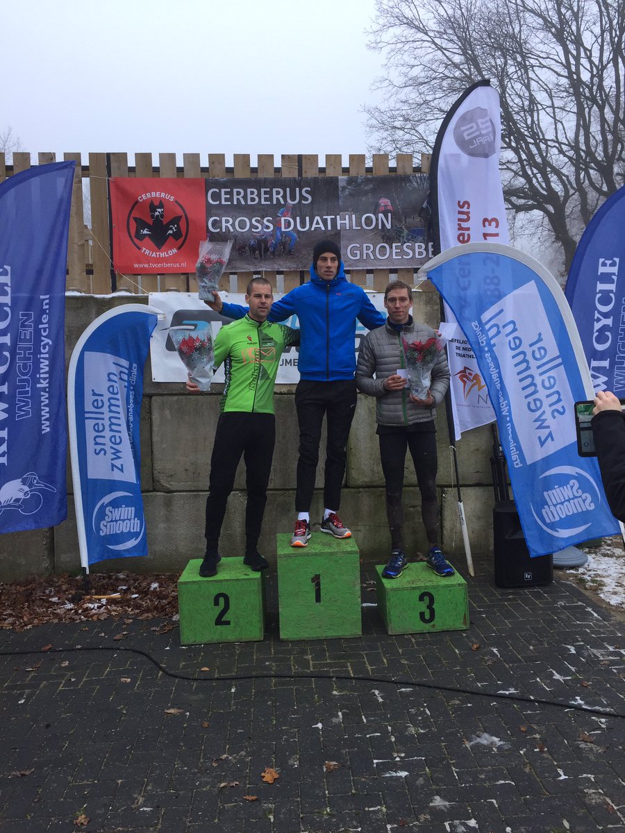 tvcerberus's tweet photo. Podium heren senioren Cerberus Cross Duathlon https://t.co/0pbEfhOgHR