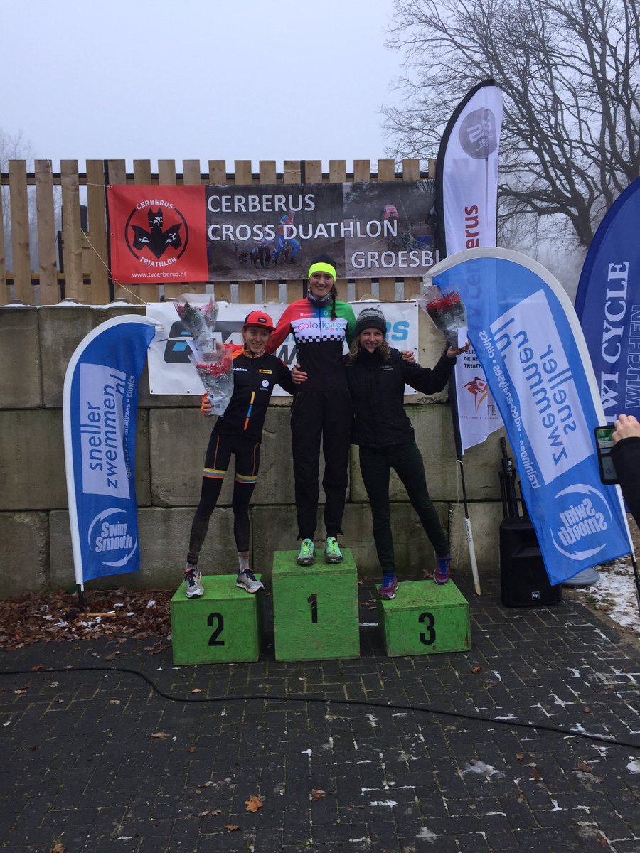 tvcerberus's tweet photo. Podium dames senioren Cerberus Cross Duathlon https://t.co/jgme5UDoXU