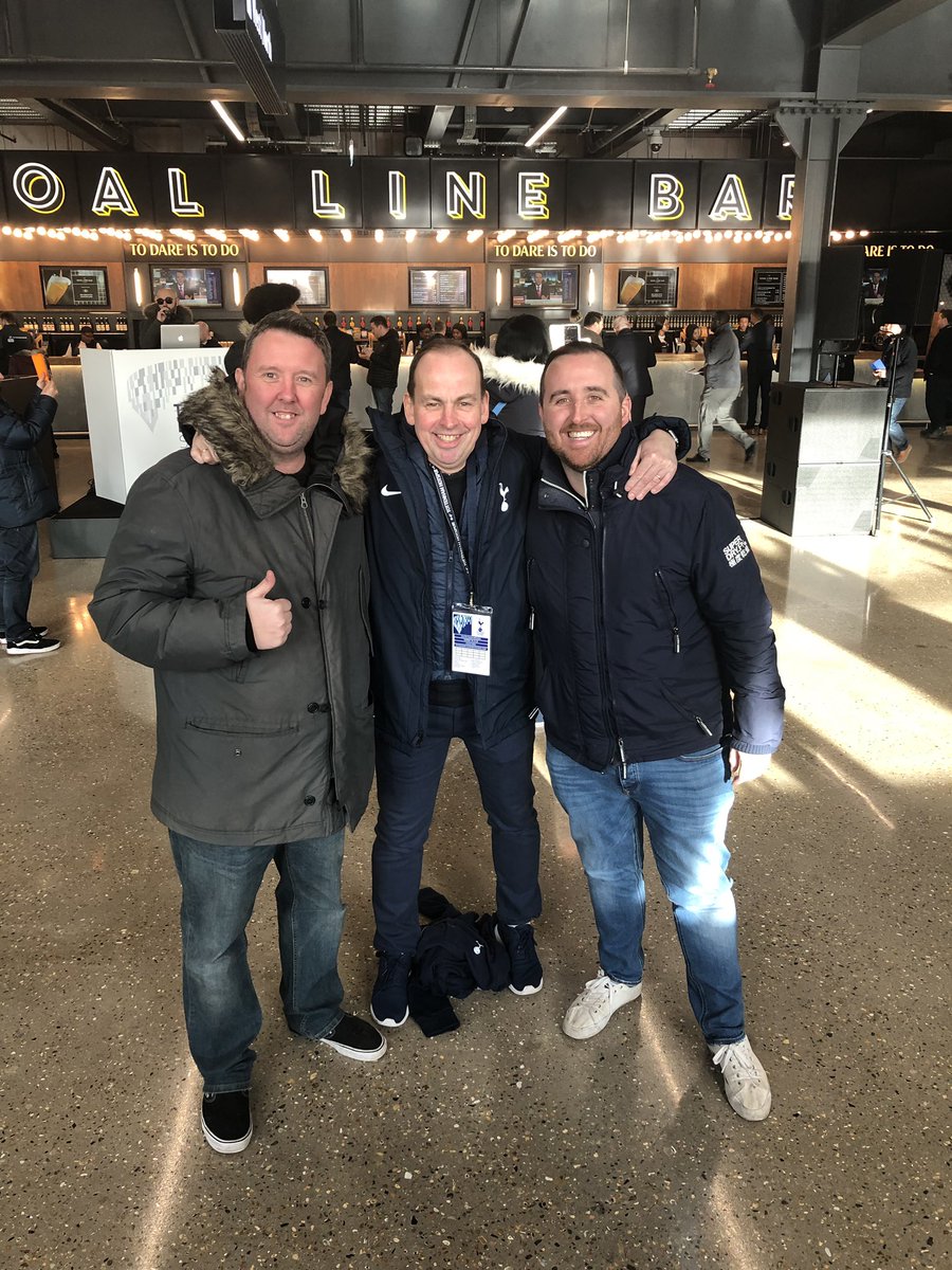 Great day at the new stadium and met the lovely <a href="/Coytey/">Paul Coyte</a> too. Great seeing his excitement as well as everyone else’s! #coys #SpursNewStadium