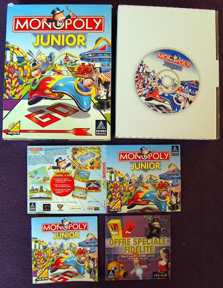 Monopoly Junior PC CD-ROM Game (Replay Kids)