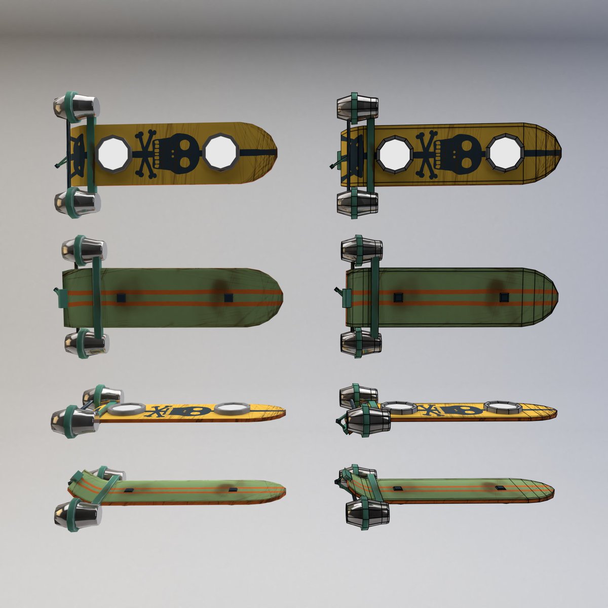 mitchfiel's tweet photo. Here's some weapons and bits I made a while back https://t.co/IfDVdgmsRX