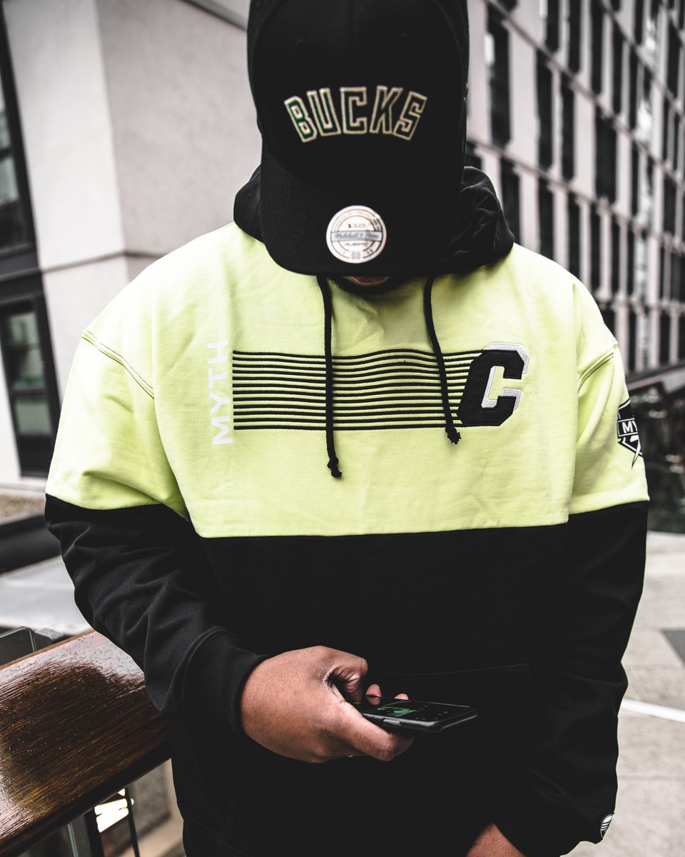 sneakermyth's tweet photo. Crepe City x Sneaker Myth 'Semi-Frozen Yellow' Split Hoodie NOW LIVE >> https://t.co/kbyNOQwTIT https://t.co/Bk44HTZjts