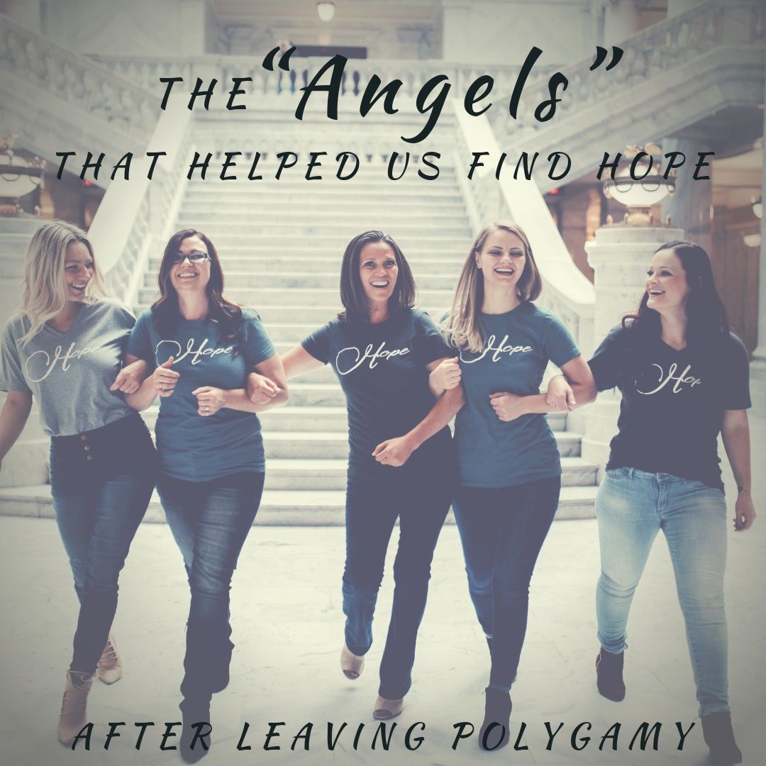 HopeAftPolygamy's tweet photo. Many have asked how we left a polygamous group, so this week we have each wrote about the "Angels" that helped us! Stay tune each day as each of us share another layer of our journey out of polygamy!
#angeltheme #tistheseason #makingadifference #humanssupportinghumans #together https://t.co/2EkDqvx28L