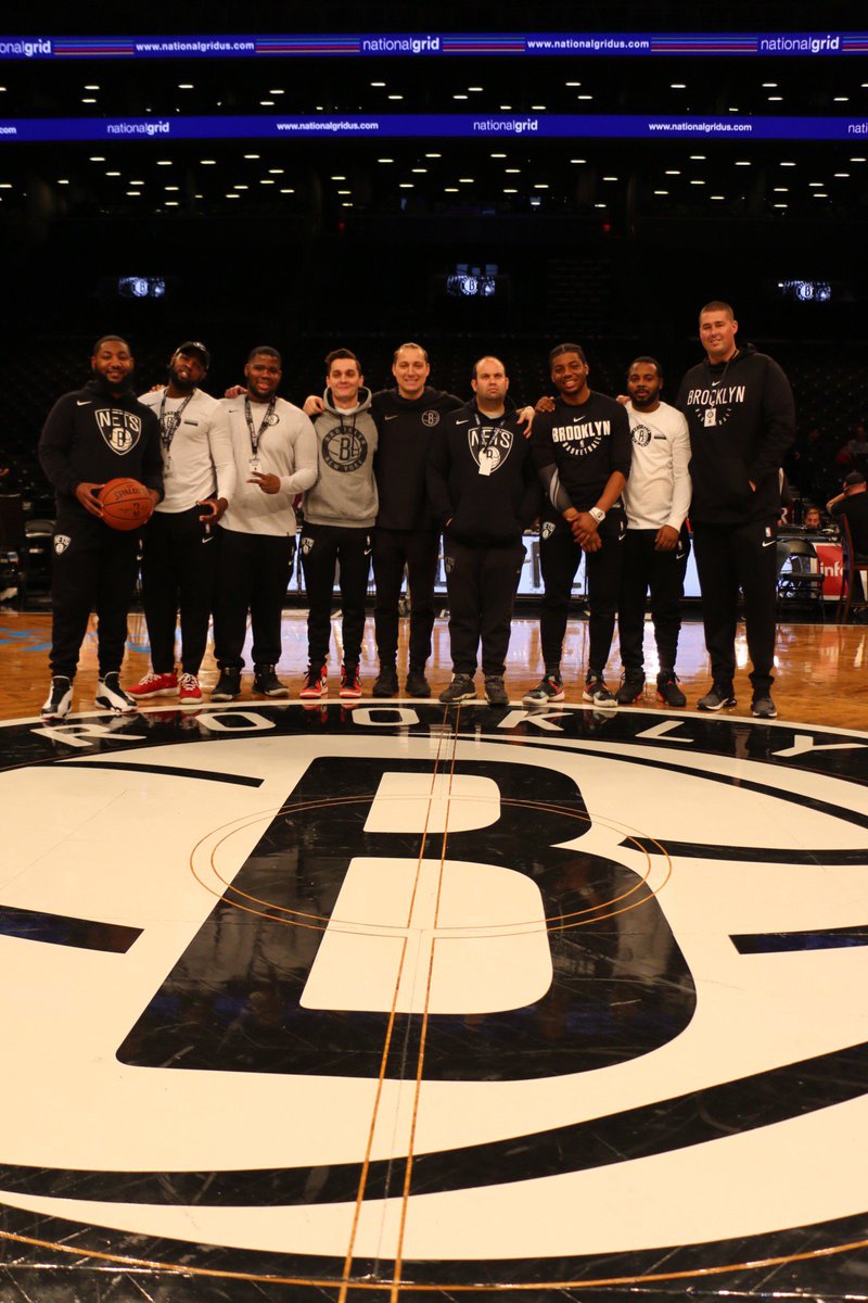 The <a href="/BrooklynNets/">Brooklyn Nets</a> lockeroom attendants were recognized as the best in the <a href="/NBA/">NBA</a> last year.  They were voted by the @NBAEMA2.  Led by <a href="/NetsGov/">Joe Cuomo</a>.  You all should recognize "Tiny" <a href="/mhorton03/">matthew horton</a>, but other members are @MusicallyBOLD and @LuxGraves.