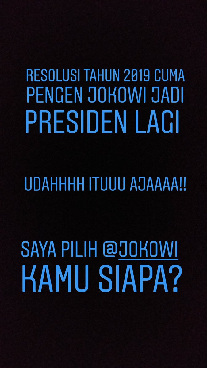 Yang pilih Jokowi RT