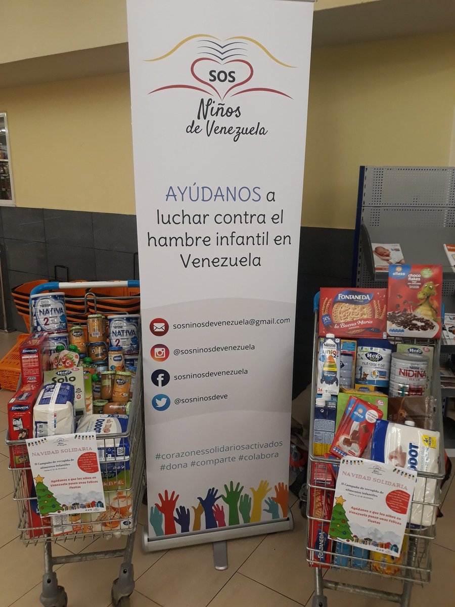 SOSninosdeVE's tweet photo. 225 kilos de alimentos infantiles recogidos este viernes y sábado en el supermercado Lupa de Castro Urdiales 😍🤗💕🇻🇪 MUCHISIMAS GRACIAS a todos los que habéis colaborado, gracias por tanta solidaridad 💖 #sosniñosdevenezuela #corazonessolidariosactivados https://t.co/EzvlOYUoEj
