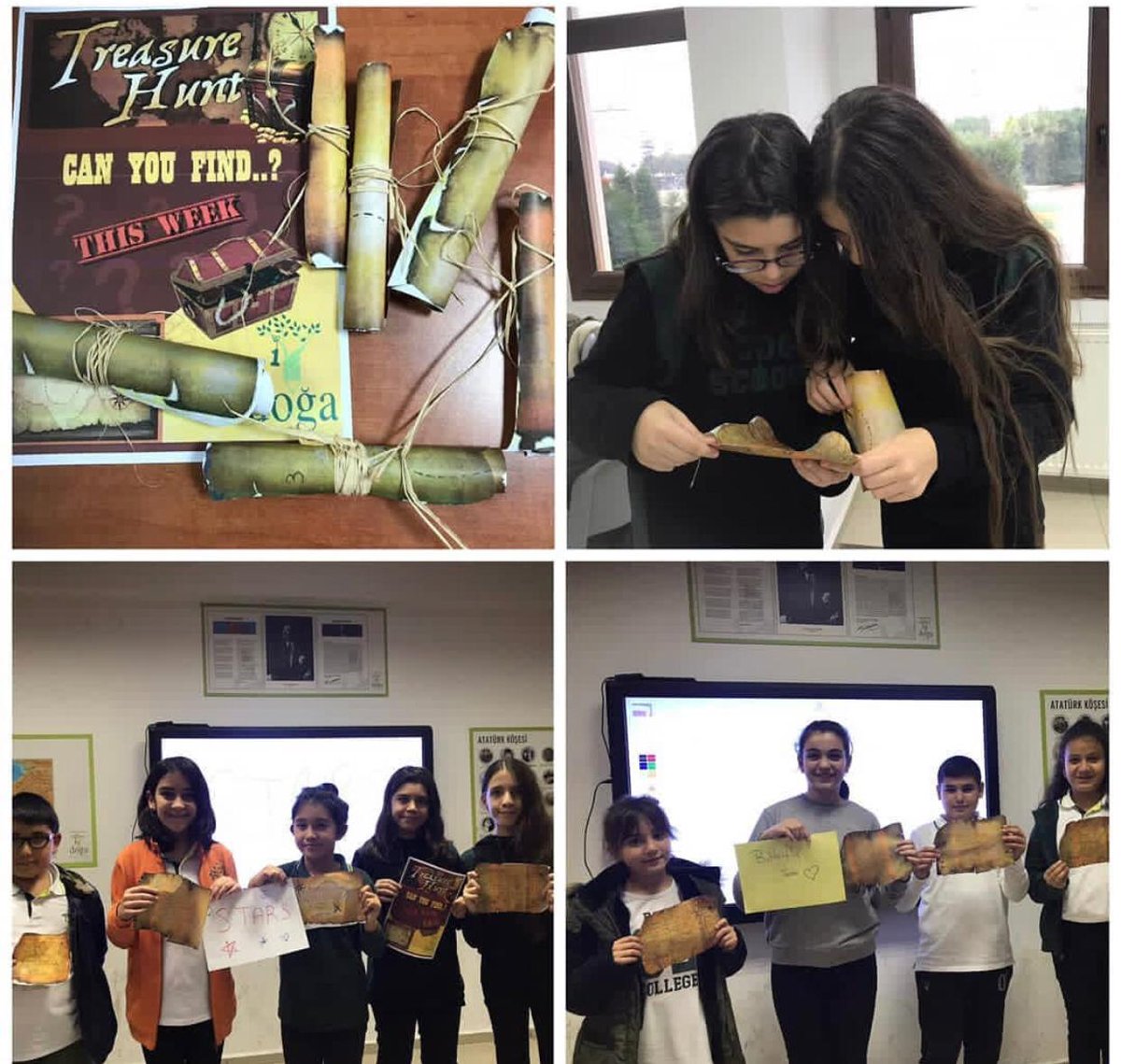 doganazilli_elt's tweet photo. Treasure Hunters with 6th graders😌
#learnenglishwithdogaschools #nazillidoga #treasurehunters
@erincdemirci @AliRizaLule @tbmumcu @ece_hamret @ebrualgr @TastanSena @pelinuysl19 @ferdadönmez @nazdogakoleji https://t.co/msWz5kcRih