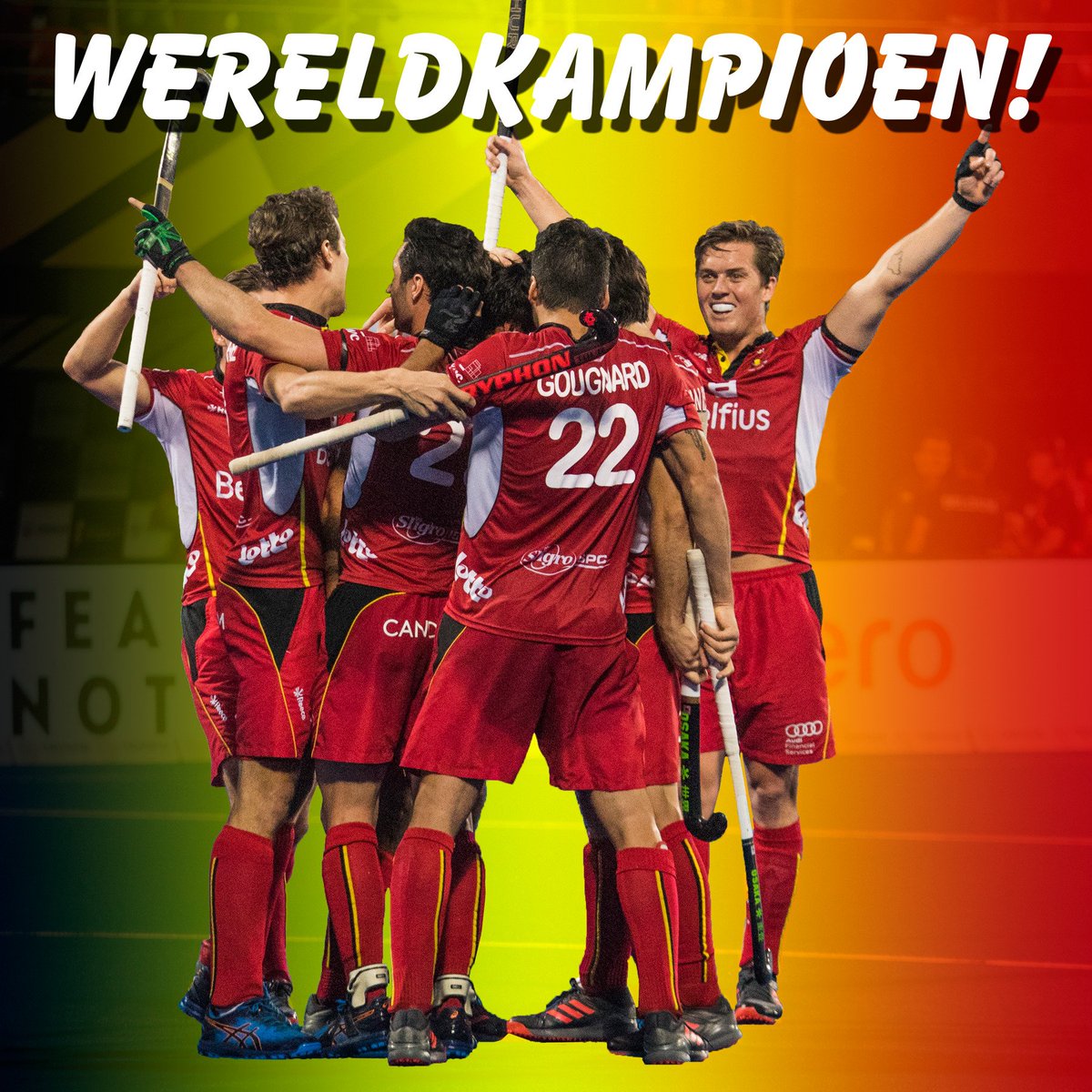 nieuwsbladsport's tweet photo. YES! We zijn wereldkampioen hockey! 🇧🇪

Lees meer: https://t.co/V1lOUHbDsq https://t.co/iIbRUmZr82