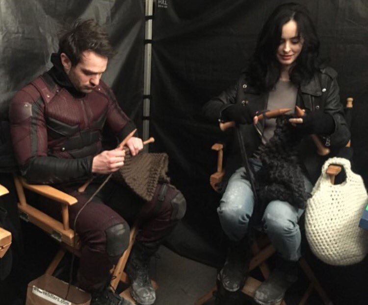 Happy Birthday Krysten Ritter   (Jessica and Matt knitting is the best timeline ever ) 