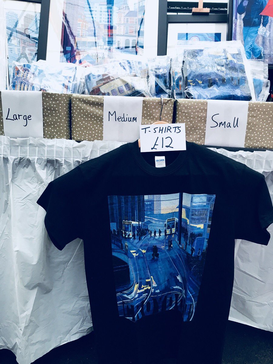 MadeCroydon's tweet photo. Fine art on T-shirts. That’s wear it’s at!

Bev has been at our #christmaschalet and now she is back at @BoxparkCroydon with her framed prints, T-shirts, cards &amp; stunning paintings.

Can you guess the places from the paintings? (No prizes for guessing)

#christmascracker #punrun https://t.co/EEJSPfSrcy