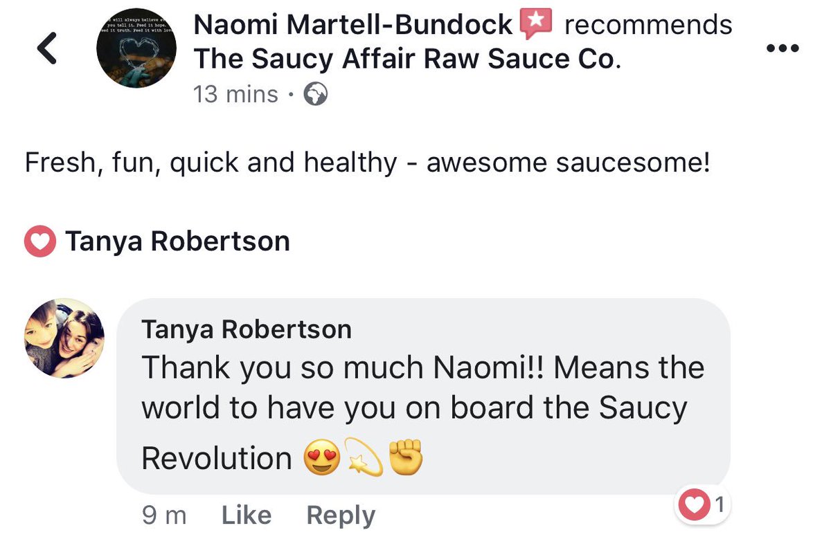 TanyasJustReal's tweet photo. We love getting review on our Facebook page! Especially when we add a little more to someone’s life and make a difference.
#TrySomethingNew #Eathealthier #MakeCookingFun #Glutenfree #rawsauces https://t.co/c42QFNQPUT