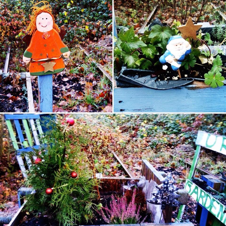 Passend zur Vorweihnachtszeit wurden einige Hochbeete in #Buschdorf winterlich dekoriert. Einen entspannten dritten Advent!