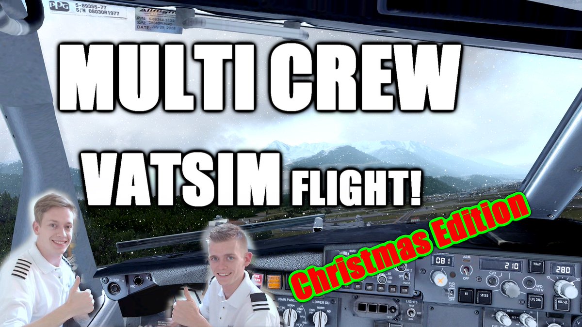 AviationProNL's tweet photo. Save the date! We will be flying a MULTI CREW flight on VATSIM, this Friday 21 December, starting at 18:45 UTC! Make sure you join in for a nice Christmassy flight! :D Set a reminder: https://t.co/KotAhBq6kJ #vatsim #avgeek #multicrew #boeing #flightsimulator #sharedcockpit https://t.co/M6gZGuRyr6