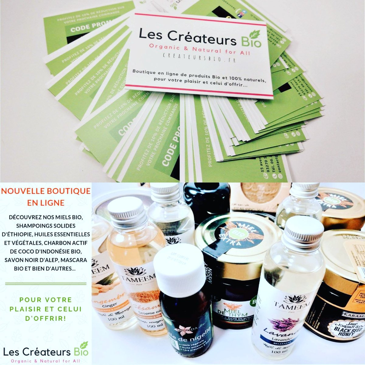 lescreateursbio's tweet photo. Commandez sur notre site et recevez notre carte de visite et un CODE PROMO permettant d'avoir une réduction de 10% sur votre prochaine commande !!

NOTRE SITE : https://t.co/HDuc7zOsBj

#bio #naturel #ecobio #ecoresponsable #ecologie #biologique #agriculturebiologique #ecologique https://t.co/i5u5EPGLPe
