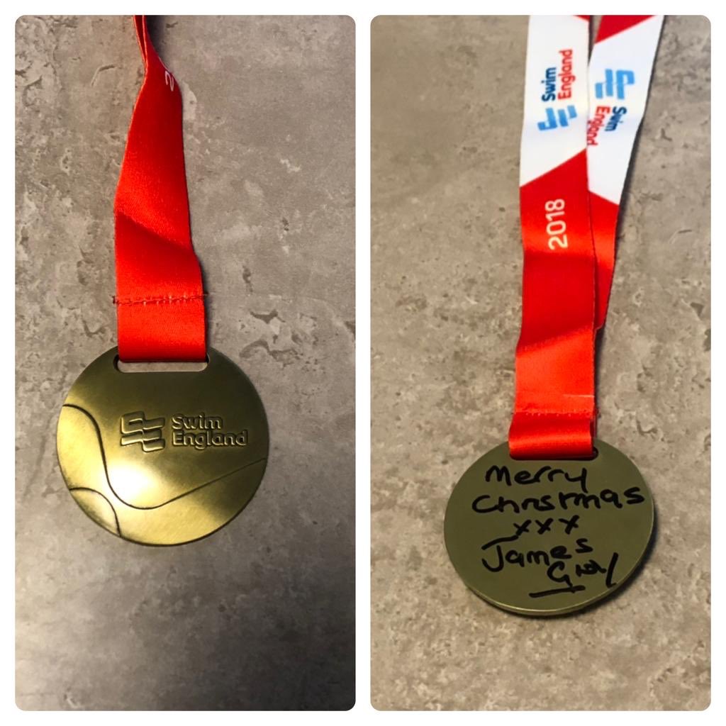 andrewg24190595's tweet image. Back home now after a super weekend in Sheffield watching James. Met some old friends &amp;amp; made some new ones, have  a Christmas treat for someone please follow and retweet will pick a winner before 21st December &amp;amp; send you this lovely 🏅 nice surprise gift for a young swimmer!