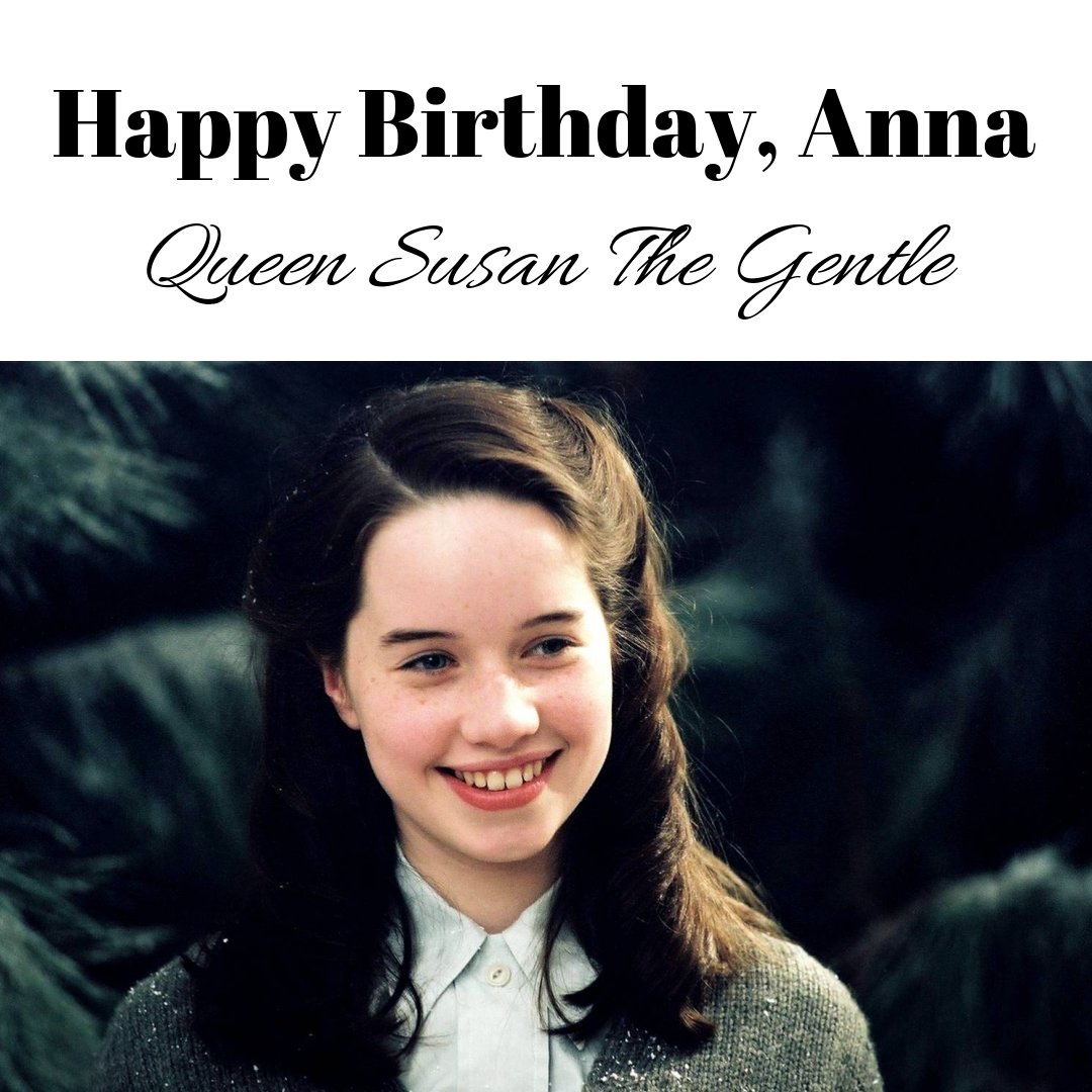 Happy 30th Birthday Anna Popplewell! Our Queen Susan, The Gentle.   