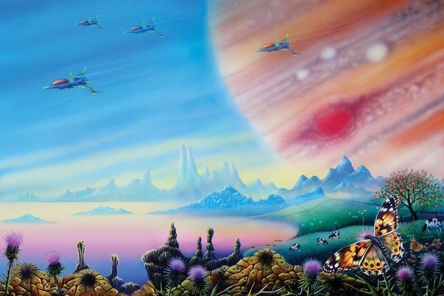 Ahenk75 On Twitter Dannyflynn Alien Exoplanet Landscape On