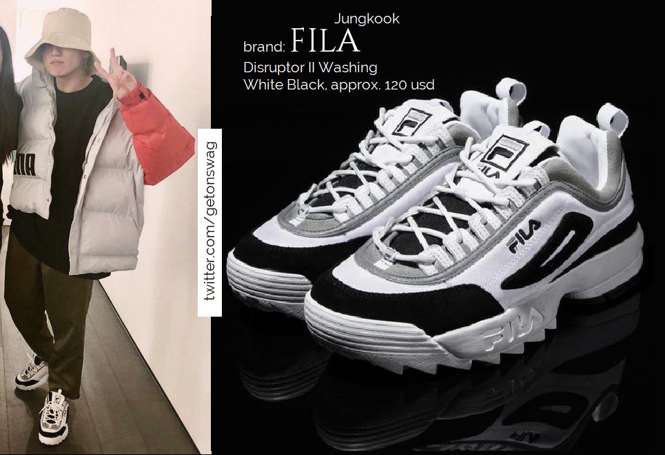 Beyond The Style ✼ Alex ✼ on X: Jungkook 181228 ADER ERROR x PUMA black  backpack  / X