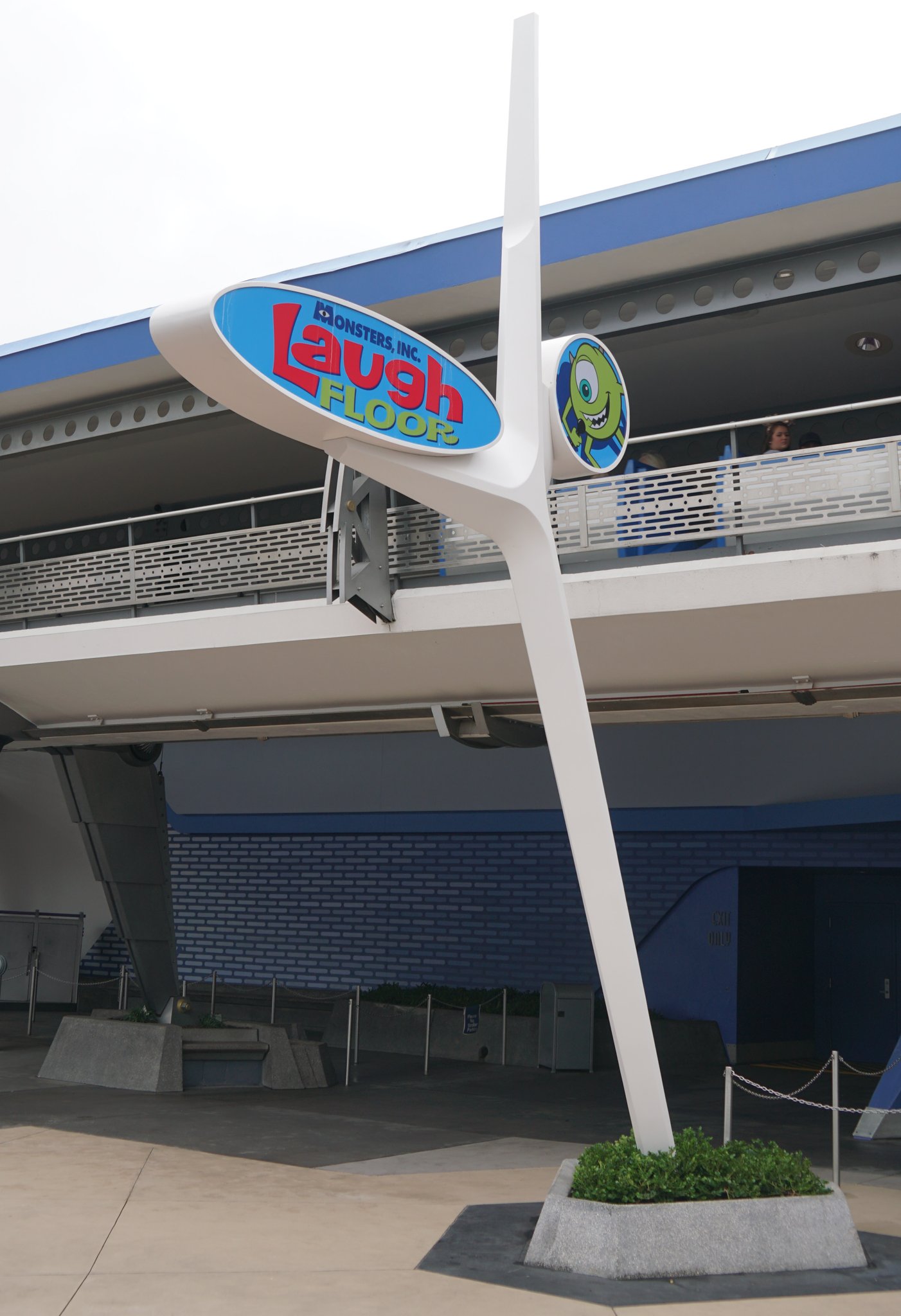 New Monsters Inc. Laugh Floor Sign in Tomorrowland