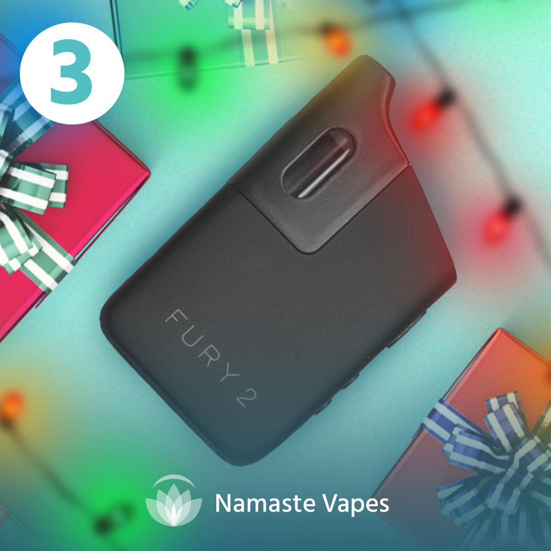 namastevapes's tweet photo. On the third day of Kushmas 🎄
My true love gave to me.🎅
A Flower filled Fury 2. 🙌🌿🎁
👉https://t.co/7g2aWpsHUc
#Fury2 #Vaporizer #Kushmas #Vapelife #12days https://t.co/khIGwEh8Bf