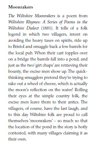 'Moonrakers' - an extract from our title Tales &amp; Trivia Wiltshire ow.ly/HaSc30lvwh0 #Wilts #Devizes #Warminster #Calne #Westbury #Corsham