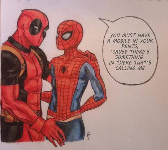 JcArtJess1's tweet photo. #spideypool #spideypoolfanart #spiderman #Deadpool #Marvel #peterparker #wadewilson #fanart #myart #marvelcomics #superhero #antihero #deadpoolxspiderman #wadexpeter #spidey #jcartjess https://t.co/CtY6utJHFj