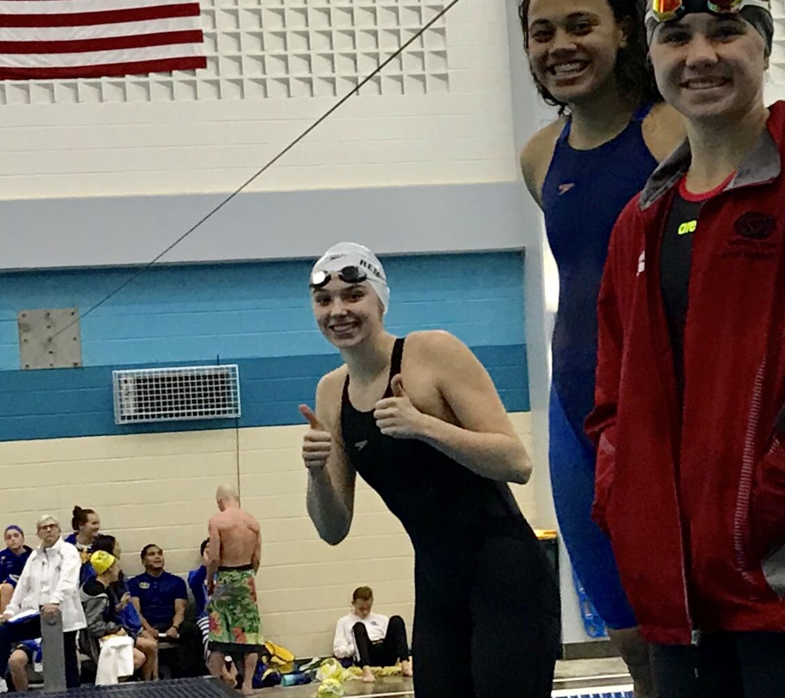 wsacltd's tweet photo. Erika Remington finishes a big night with a 3rd place in the @KMSCProAm Shoot Out with 23.42, 23.43, 23.43 PLUS a 50 fly right before last effort https://t.co/6xiAuYWXmN