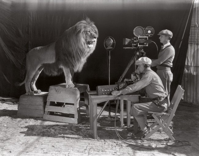 tr0nny's tweet photo. MGM Shooting their opening credits. It only took one take. (TOO RIGHT IT DID). https://t.co/7W6Q42jow7