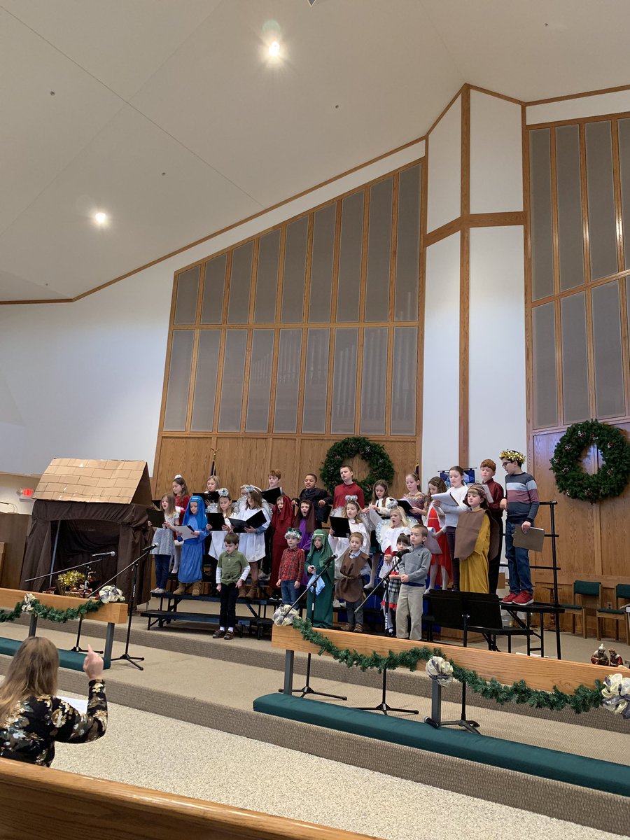 Sunday School Christmas Program today! #GlorytoGod #olathe #MerryChristmasEveryone