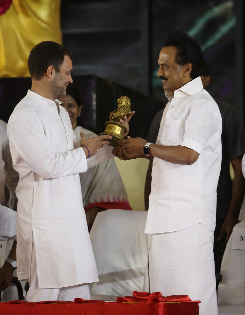 mkstalin's tweet photo. We will install a new Prime Minister in Delhi. We will build a new India. 

I have proposed Thiru @rahulgandhi's name as PM and appeal to respected leaders of all the parties to strengthen his hands and save the nation from the fascist Modi government. https://t.co/HjouCAIIuD