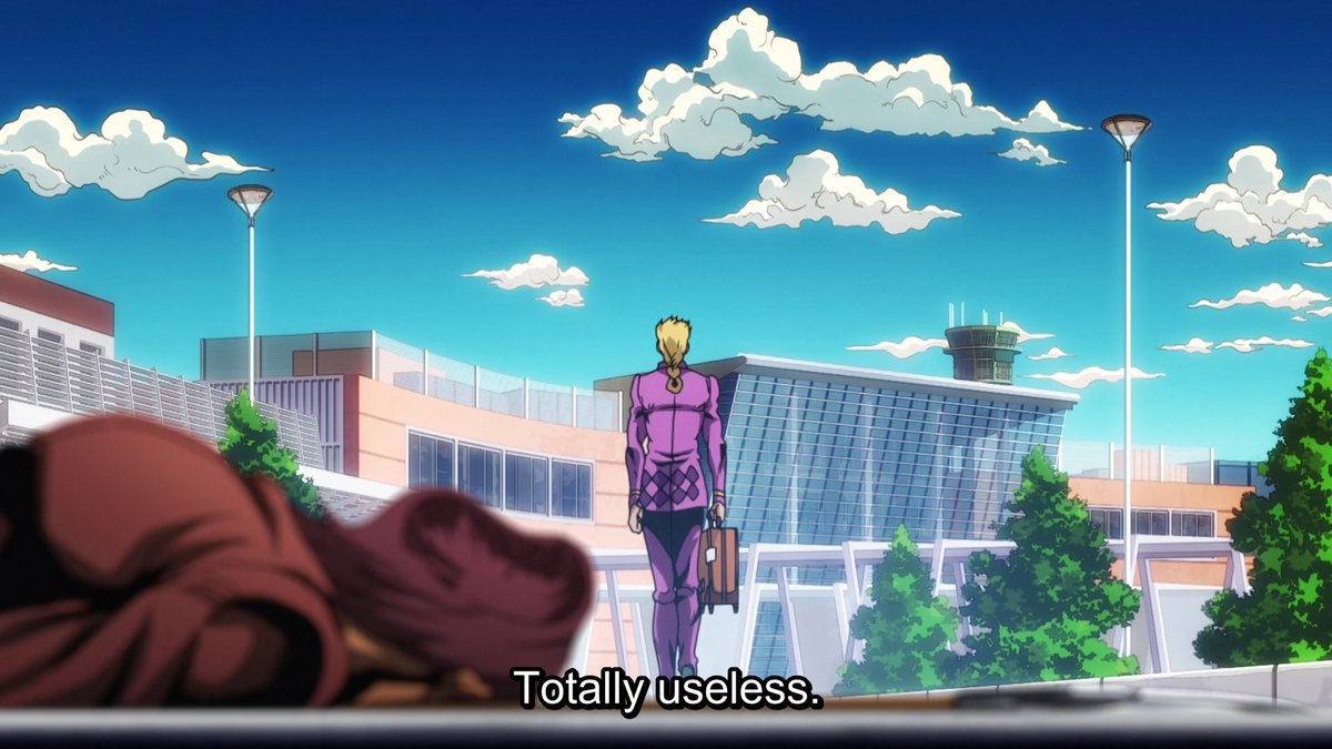 MrG0han's tweet photo. #Dio2 The 1st episode looks great and the setting of Italy is an eloquent one.
Also, Giorno is just like his dad; or says his favorite word, muda. https://t.co/DO3NRXRWKe