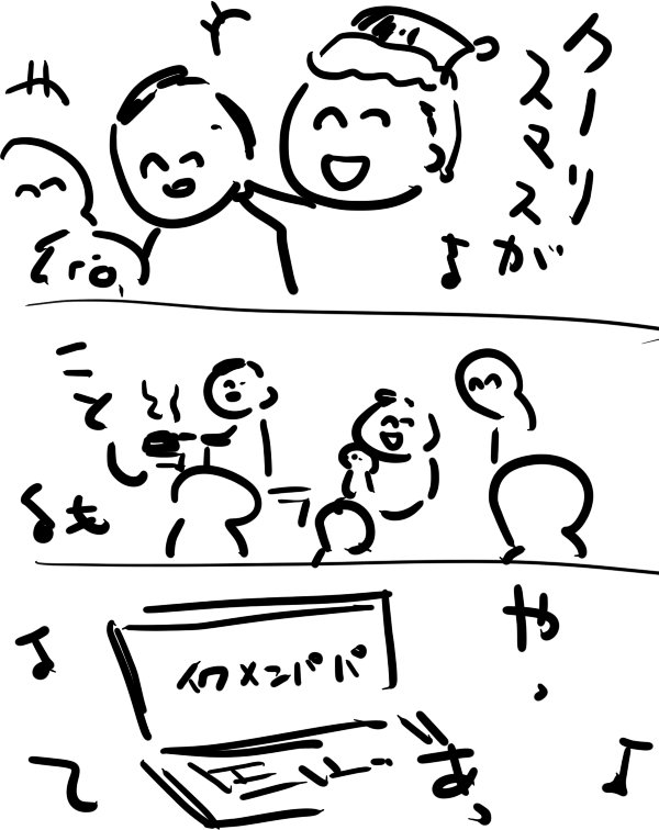 くーりすますが 