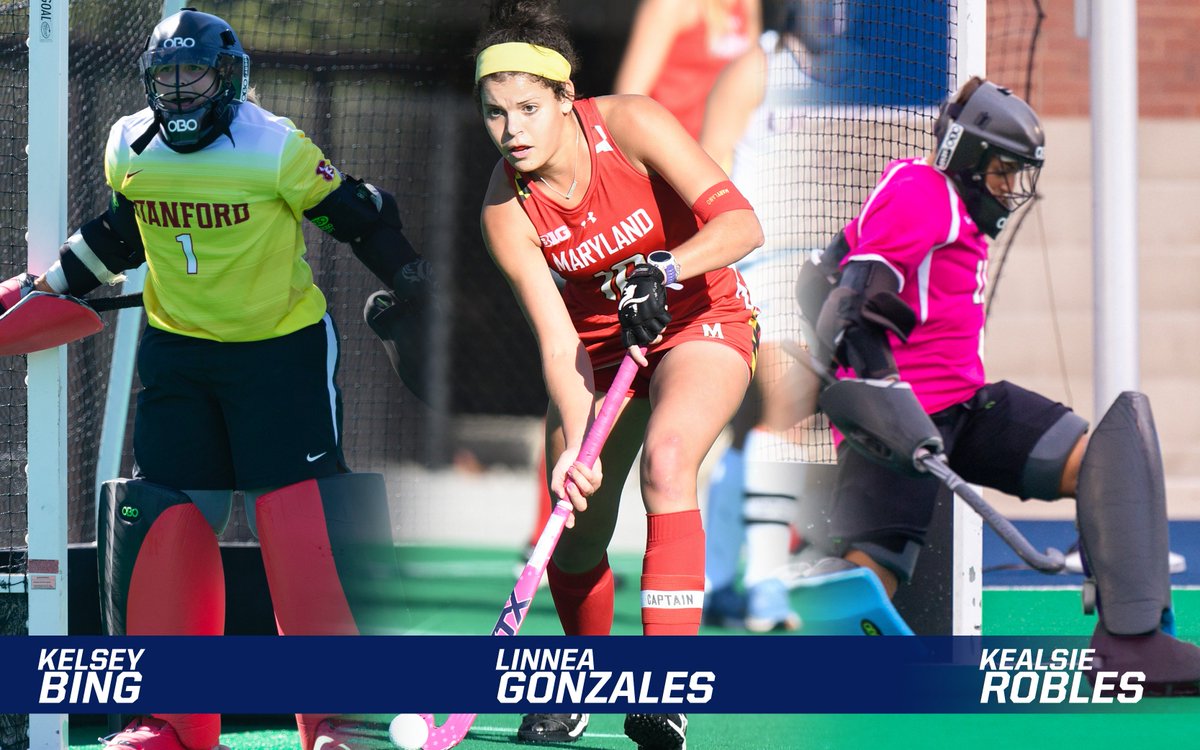 USAFieldHockey's tweet photo. USWNT Head Coach @jannekeschopman has announced the addition of three athletes to the senior squad with goalkeepers Kelsey Bing and Kealsie Robles, and midfielder Linnea Gonzales.

Congrats on being named to represent the red, white and blue! 🇺🇸

https://t.co/zNISpHfqbN https://t.co/ikuUhKdJOu