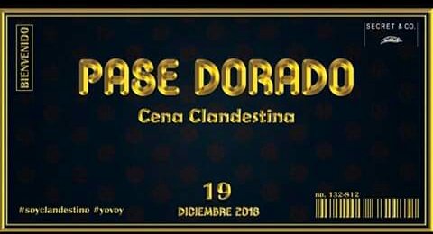 Eres uno de los afortunados que ha conseguido el pase dorado para la #CenaClandestina de este miércoles?? 
#yovoy #NavidadClandestina
Desde <a href="/secretandcoSA/">Secret&Co</a> estamos  deseando desvelar todos los secretos!!!
 
#pasedorado 🌟🌟🌟