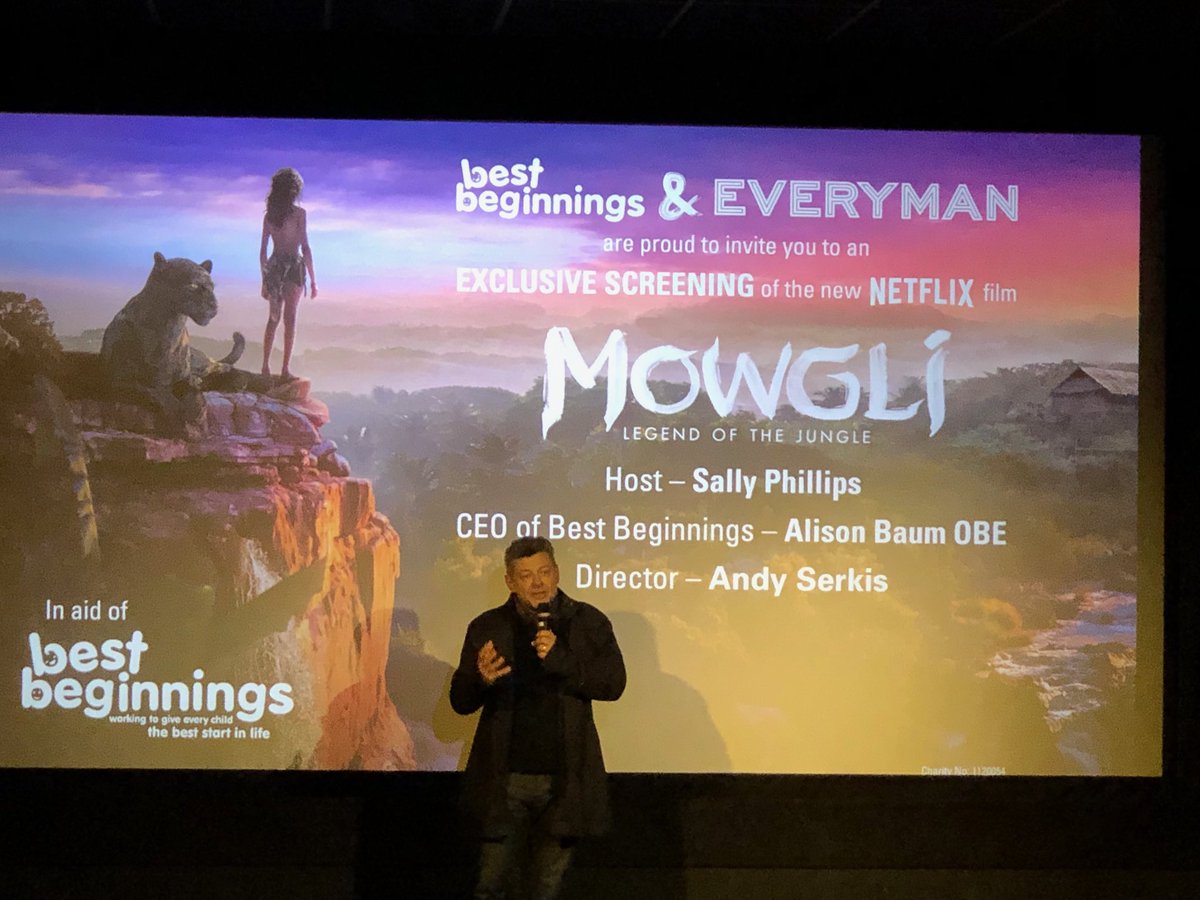 alexmarcuson's tweet photo. Amazing to be seeing #Mowgli screening for ⁦@bestbeginnings⁩ with my wonderful friend ⁦@AlisonBaum⁩ and director ⁦@andyserkis⁩ https://t.co/dqa2OLMCt0