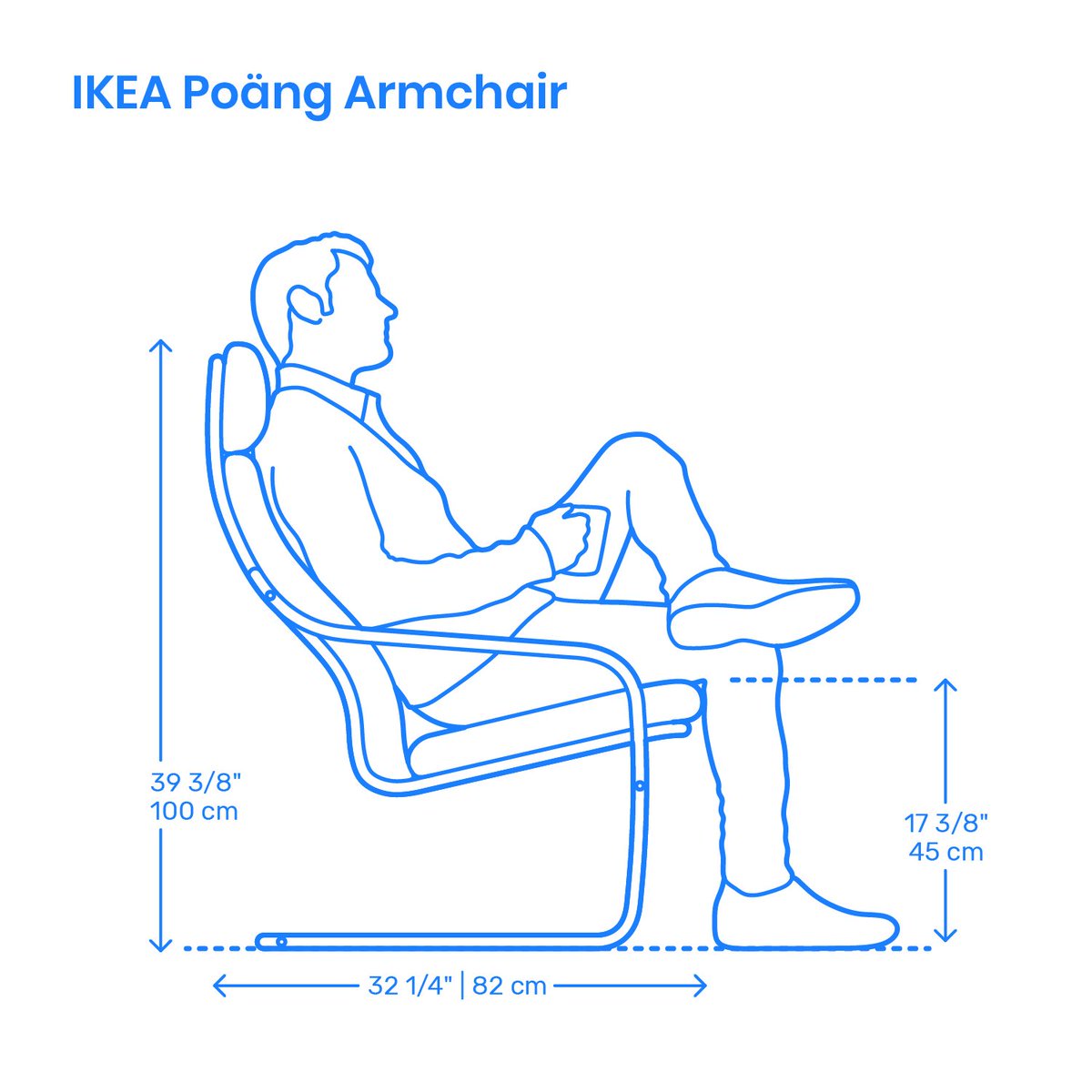 Dimensions Guide On Twitter Furniture The Ikea Poang Armchair