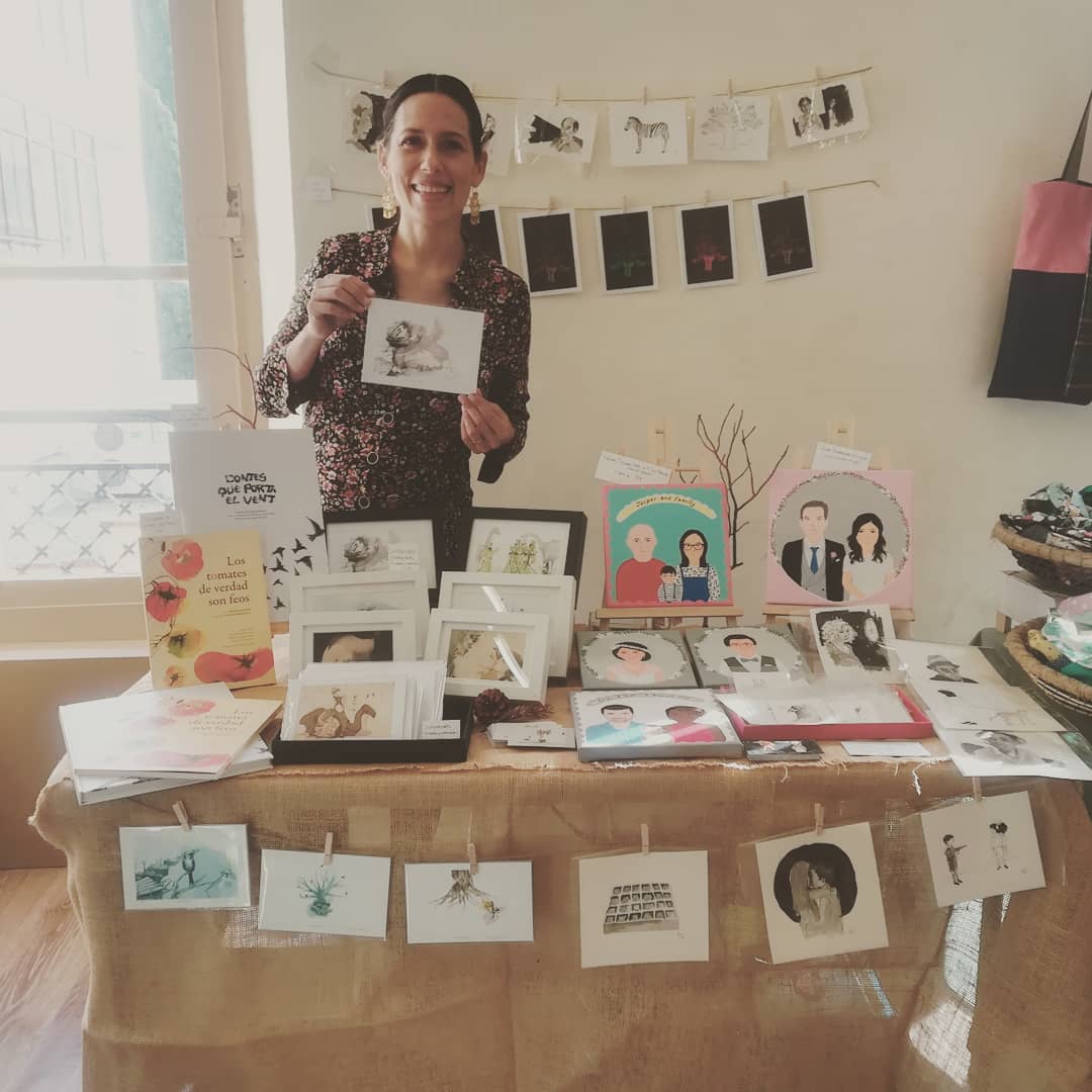 Últimas horas del Creative Market Nadal. Hasta las 20h, en c/Fortuny 23 🎁🌲🎨!