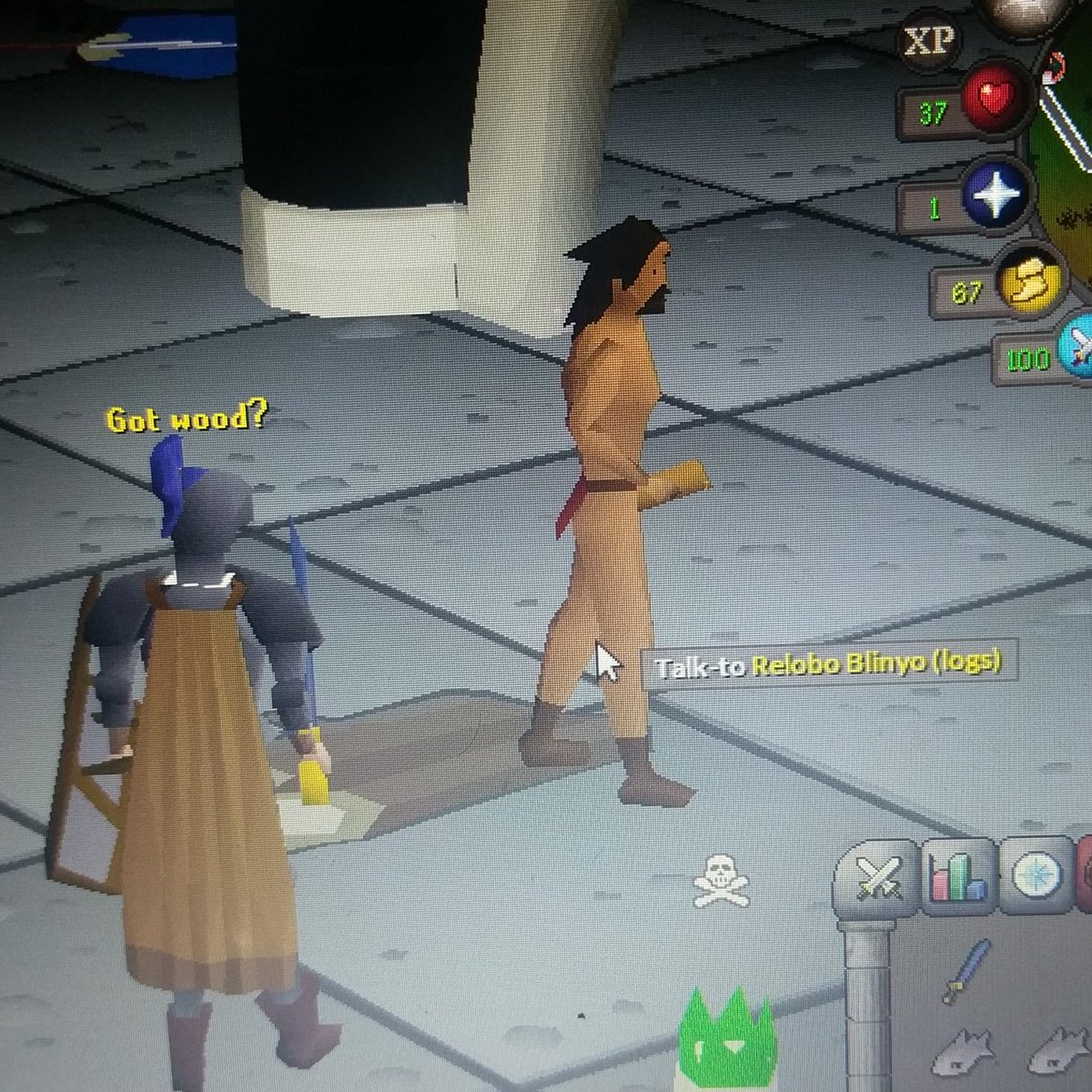 runescape_fans's tweet photo. Had to take a second look at the "almost naked" NPC at varrock.

 @OldSchoolRS 

#runescape #runescapememes #runescaper #osrs2007 #osrsmeme #osrs07 #oldschoolrunescape #runescape3 #fire #firemaking #mmorpg #mmorpggaming #mmo #gaming #gg https://t.co/0tSP6O0xPI