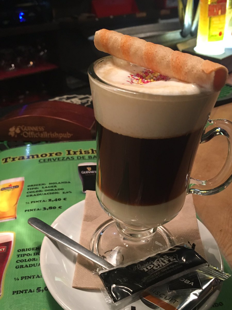 is_ismaro's tweet photo. No solo ponen buenas cervezas, también te hacen el café con cariño. #tramoreirishtavern, #silvirulis25, #sanchoiglesias https://t.co/ezdgkKJMCF