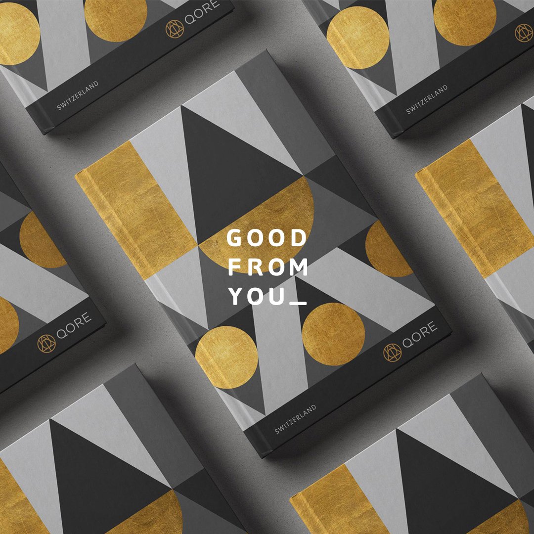 goodfromyou's tweet photo. @trufcreative creates a sophisticated identity for QORE, adding more value to investment gold ✨ Learn more at: https://t.co/iB1UnqEOpj #branding #identity #artdirection https://t.co/HlQh4vrMeV