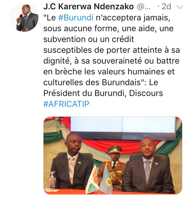 iburundi's tweet photo. #Burundi— Désormais le @BurundiGov n’acceptera plus le riz chinois? C’est une aide qui porte atteinte à notre dignité, non? @KarerwaNdenzako #AFRICATIP https://t.co/qBhHgE6Mv0
