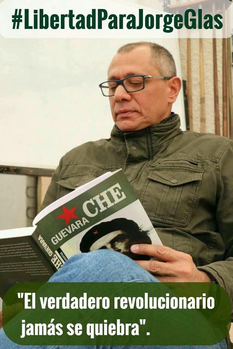 JorgeGlas's tweet photo. Día #440 #JorgeGlasPresoPolítico.
“El verdadero revolucionario jamás se quiebra”.
#GlasInvencible https://t.co/keljxLikJ3