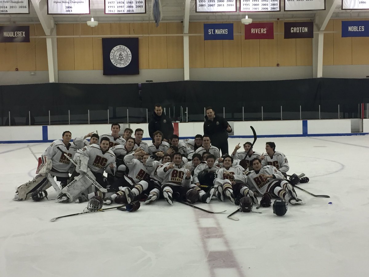 BCH_HOCKEY's tweet photo. Congrats JV on 1-0 OT W in the Championship game of 2018 Belmont Hill Invitational. Webb w/SO in net. A.Larkin w/GWG. Coach Virtue called it a great team win where everyone made plays. Well done coaches and players. ⁦@BChighathletics⁩ ⁦@BCHigh⁩ ⁦@cotter_grace⁩ https://t.co/45m25wtlkb