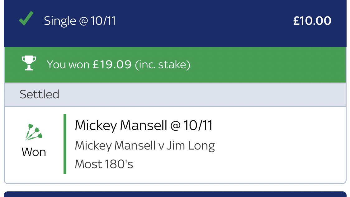 DTroubleTips's tweet image. We are thinking of making a return for the darts... what we know best! 

Who fancies some winners?? ❤️🎯

HERES HOW WE TURNED £10 INTO £100 YESTERDAY!!!