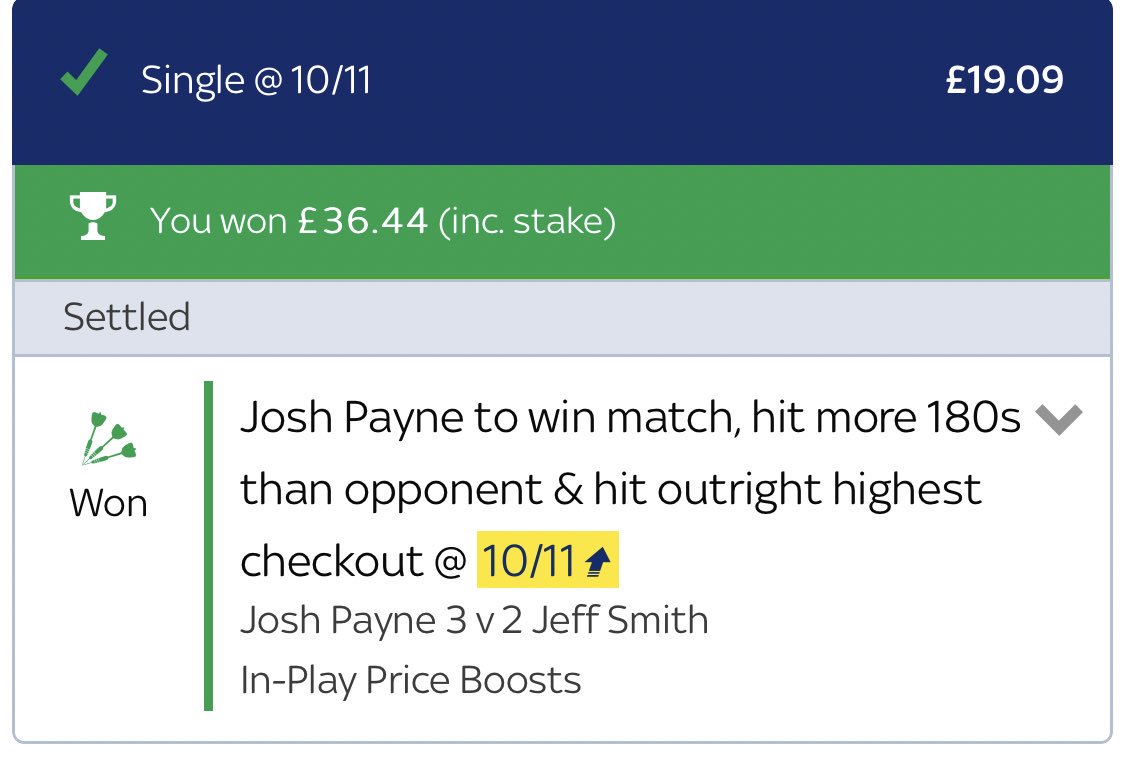 DTroubleTips's tweet image. We are thinking of making a return for the darts... what we know best! 

Who fancies some winners?? ❤️🎯

HERES HOW WE TURNED £10 INTO £100 YESTERDAY!!!