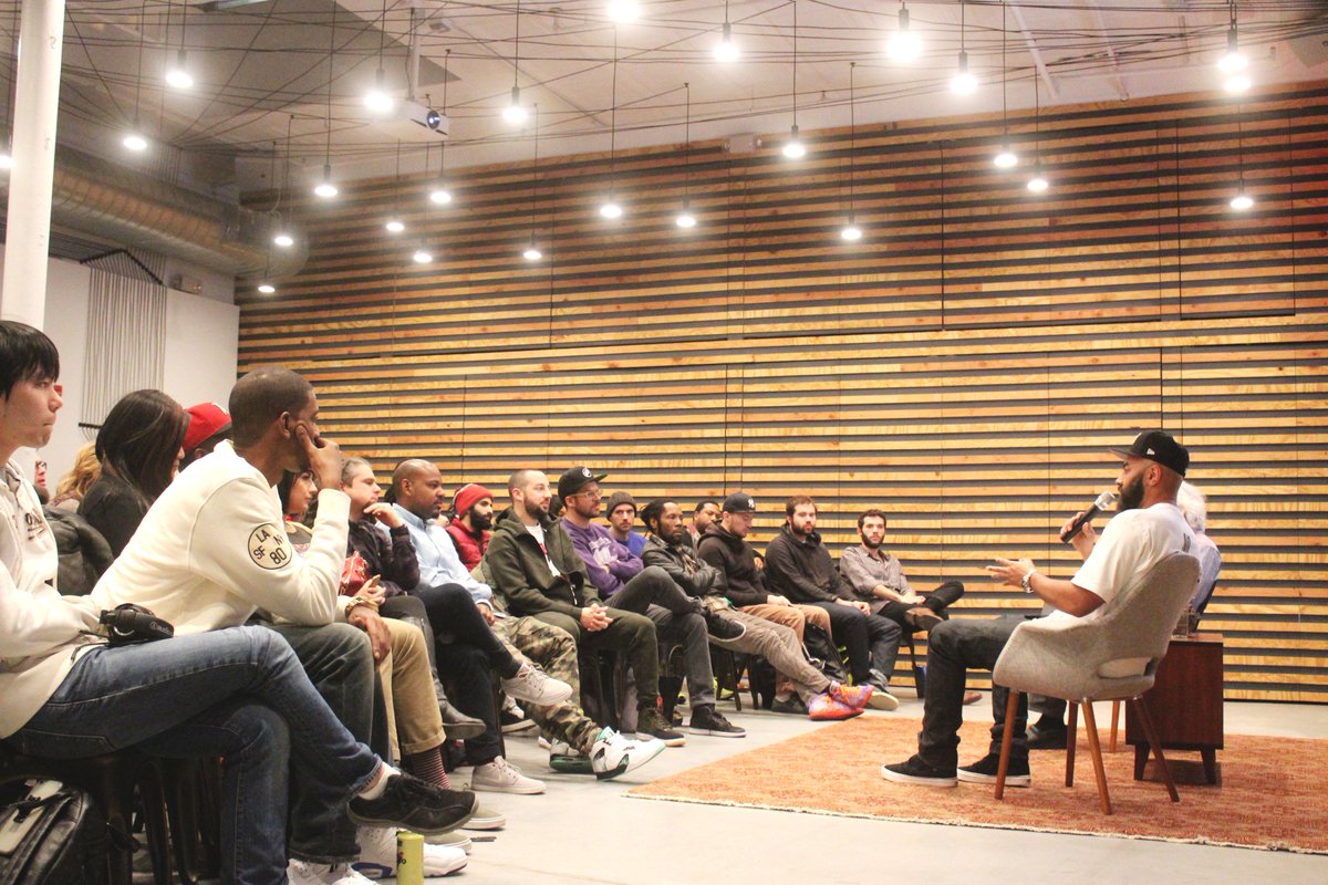 maratberenstein's tweet photo. A super phenomenal conversation that took place back in 2015. Our pal @oldmanebro interviewed the awesome Bob Power for something we called #SoundTalkSession. The attendees included NYC's most amazing artists + creators! 📸 @meeshkakim https://t.co/6L0wDacp3Y