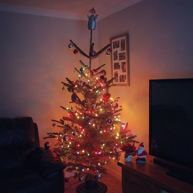 Gisforgingers's tweet photo. We’ve finally got our tree up - it needs some fine tuning (and some new decorations) but I am happy 🎄 #christmastree #christmas #festive #christmasdecor #christmaslights #homebargains #realtree #nordmannfir #angel #blogandbeyond #ukbloggerlife https://t.co/18sZrAh8Pc https://t.co/pECag9oveb