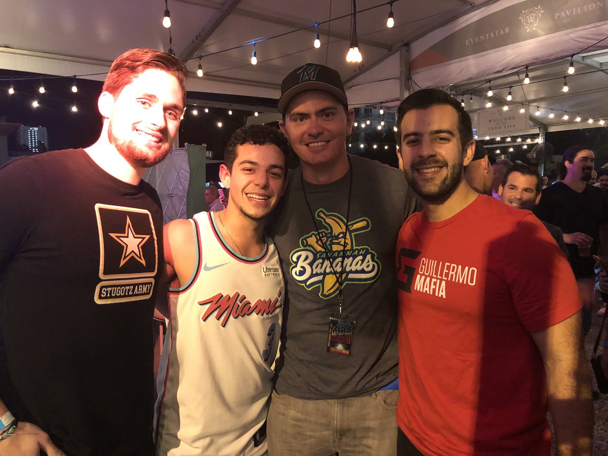 DFSDelgenerate's tweet photo. What a night at #MasMiami ! Thank you to all involved with the best show in the world for taking their time to interact with us. #DrinkinIt #GuillermoMafia #UncleFatty #GravyVampire https://t.co/NECeUU6rLg