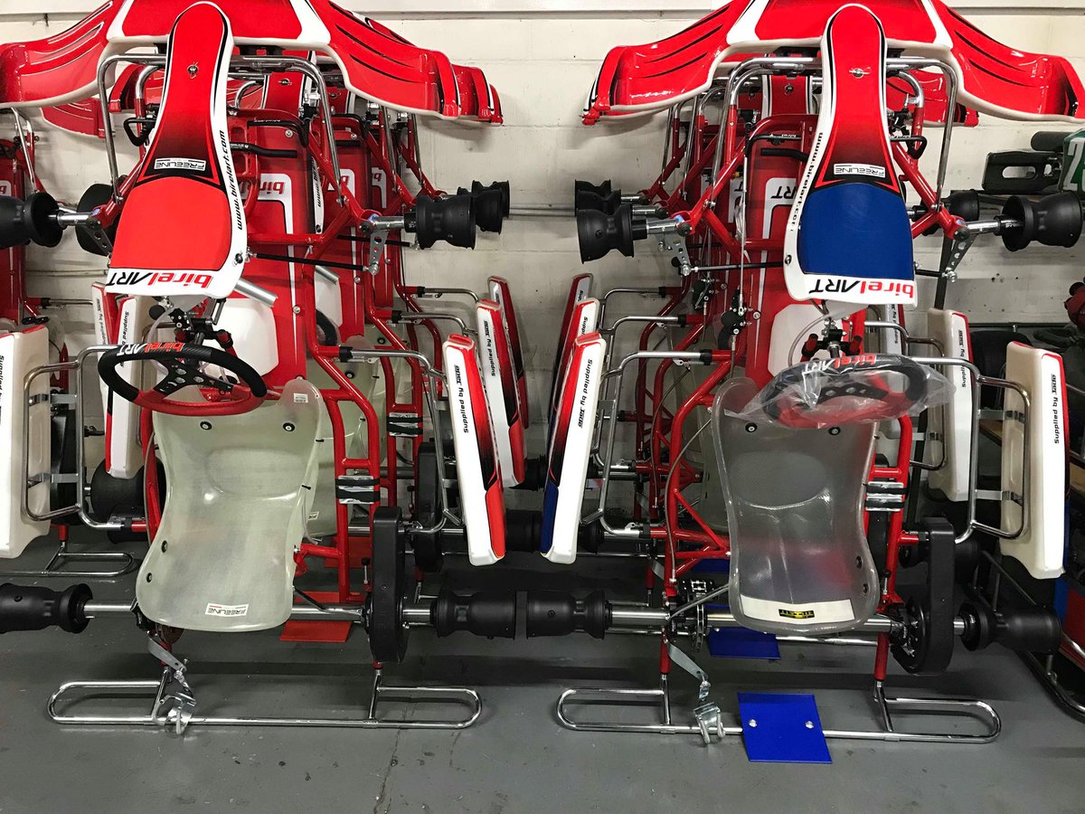 jade_racing2018's tweet photo. New 2019 Stock
We now have in stock 10 of the latest TKM karts from the BirelArt factory as you can see they are built up and ready to go....Just in time for Xmas! If you have any doubts that these will be the  best karts on the grid call Scott and arrange a test on 01295678188 https://t.co/265E25SSID